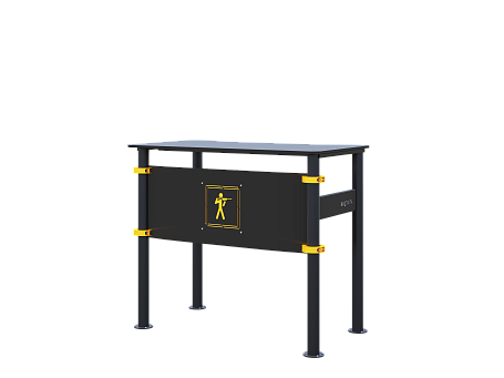 Стол (комплекс для стрельбы из электронного оружия из положения сидя с опорой локтей о стол)